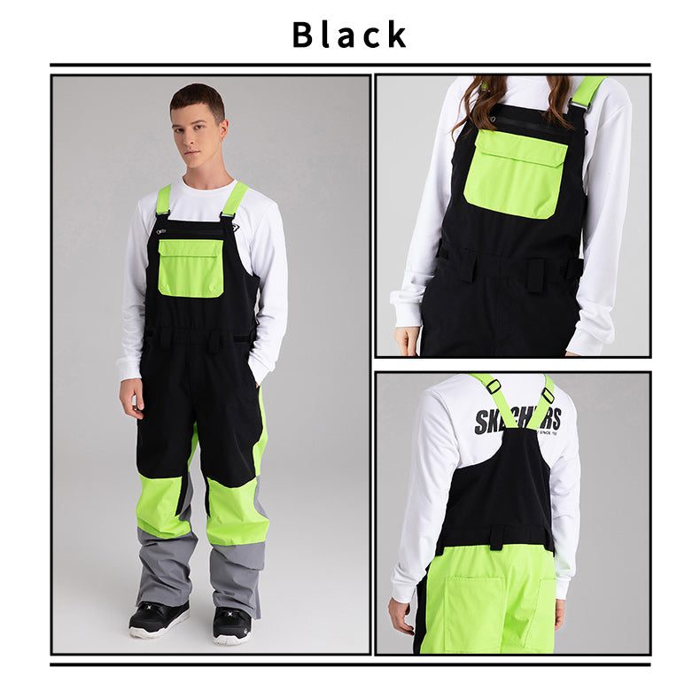 Women's Searipe Mountain Discover Colorblock Snow Pants Bibs