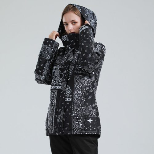 Women's Gsou Snow Flower Winter Mountain Idol Snow Jacket