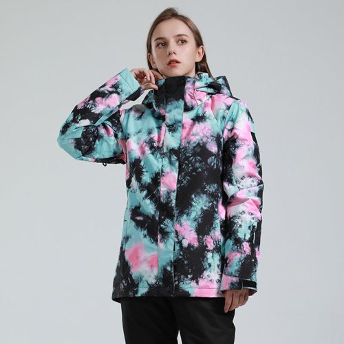 Women's Gsou Snow Flower Winter Mountain Idol Snow Jacket