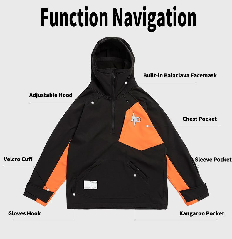 Nobaday Dawn Armor Hoodie Snowboard Jacket