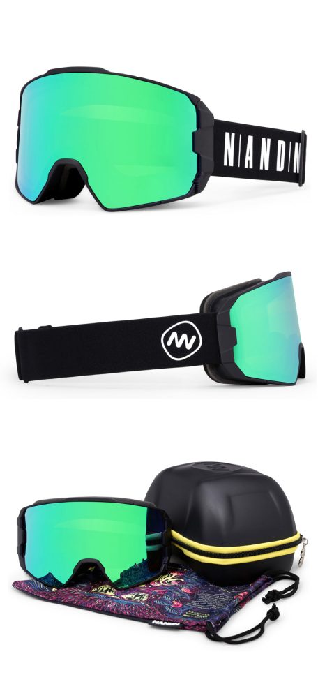 Nandn Unisex Optics Winter Mountain Fashion Snowboard Frameless Ski Goggles