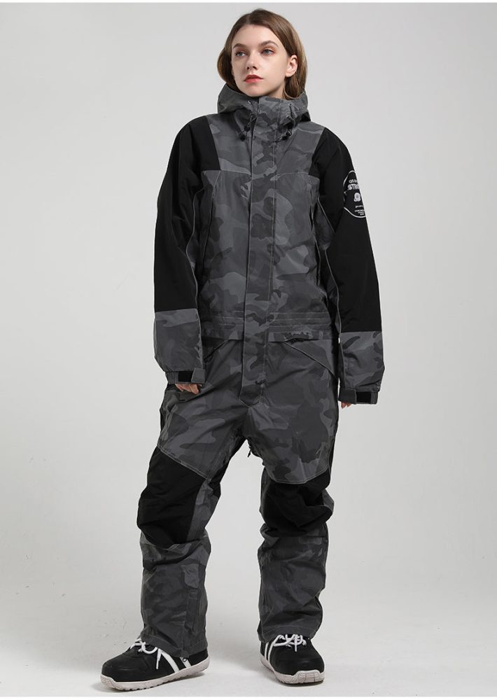 Mountain Destroyer Snowshredding One Piece Ski Suits Winter Snowsuits