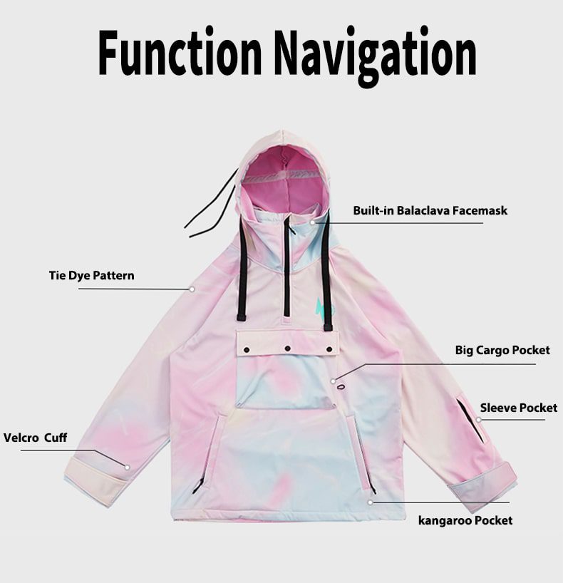 Men's Nobaday Pure Free Fluorspar Anorak Snowboard Jacket