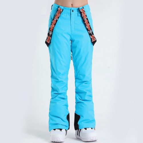 Womens Gsou Snow 10k Waterproof Warm Highland Freestyle Bib Ski Pants