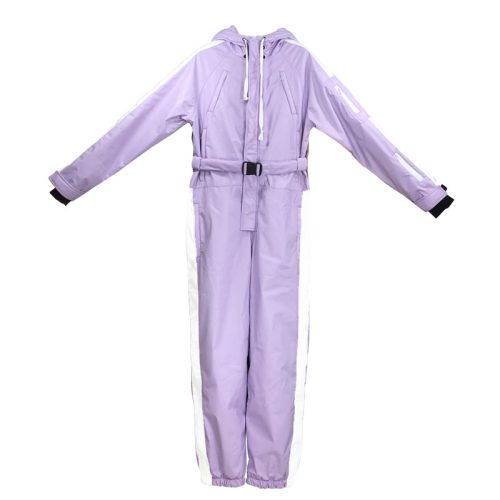 Women's Unisex North White Colorful Sky One Piece Snowsuit