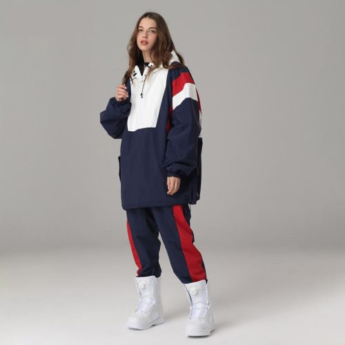 Women's Searipe Unisex Street Fashion Two Pieces Snowsuit