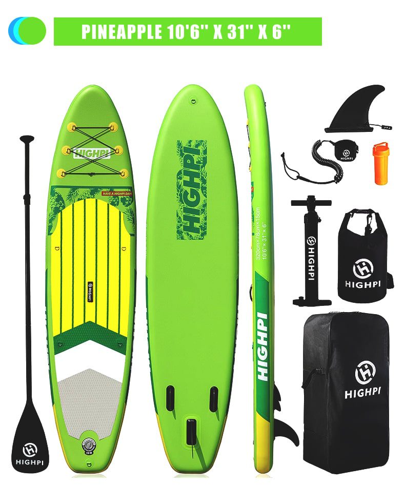 California Breeze 11' Inflatable Stand Up Paddle Board Package By Highpi SUP