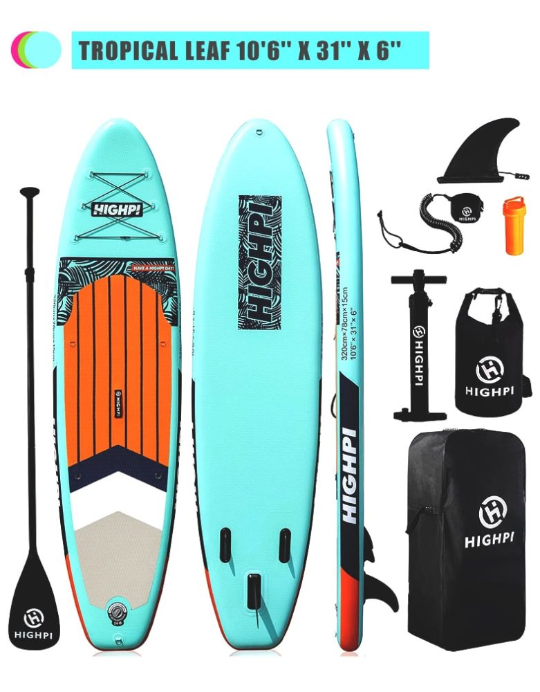 California Breeze 11' Inflatable Stand Up Paddle Board Package By Highpi SUP