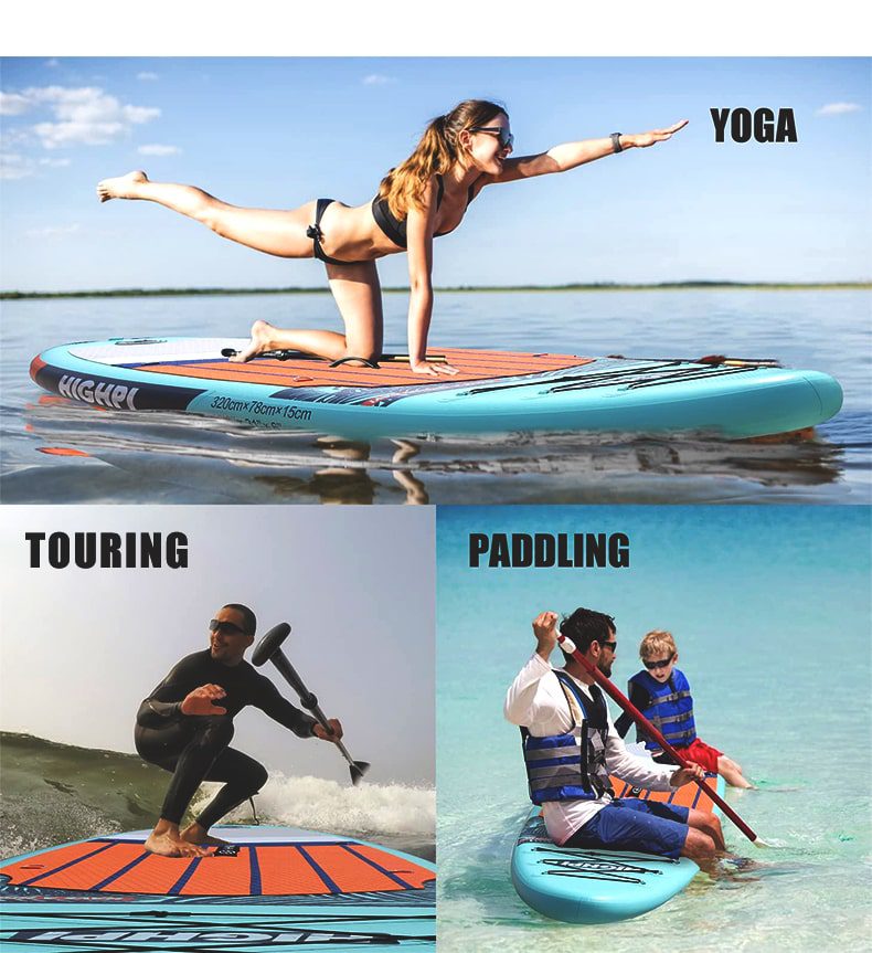 California Breeze 11' Inflatable Stand Up Paddle Board Package By Highpi SUP