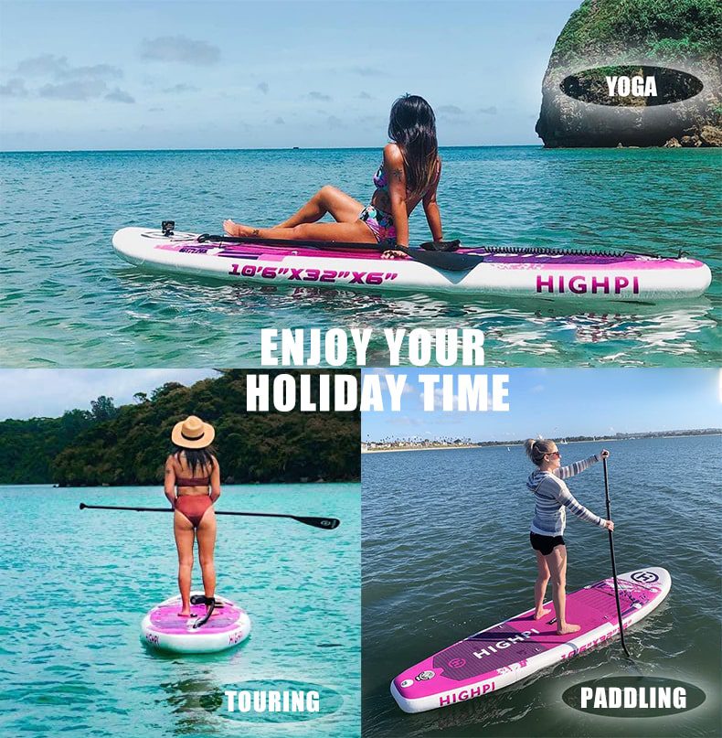 California Breeze 11' Inflatable Stand Up Paddle Board Package By Highpi SUP