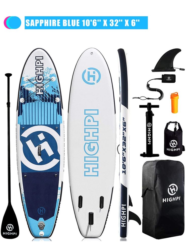 California Breeze 11' Inflatable Stand Up Paddle Board Package By Highpi SUP