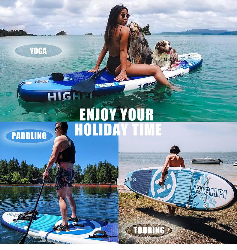 California Breeze 11' Inflatable Stand Up Paddle Board Package By Highpi SUP