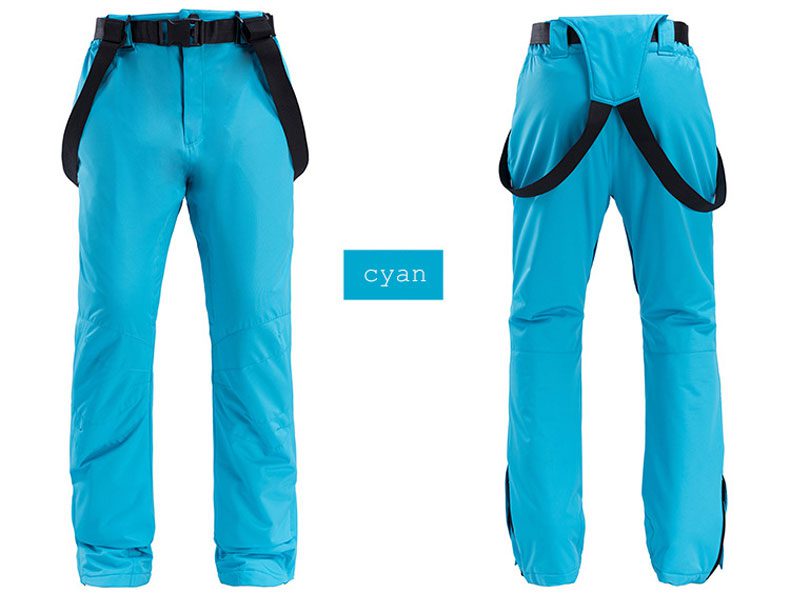 Men's Insulated Winter Skye Outdoor Snow Pants Ski Bibs