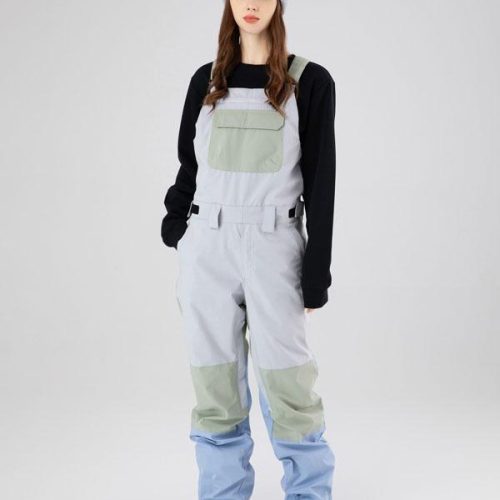 Women's Searipe Mountain Discover Colorblock Snow Pants Bibs