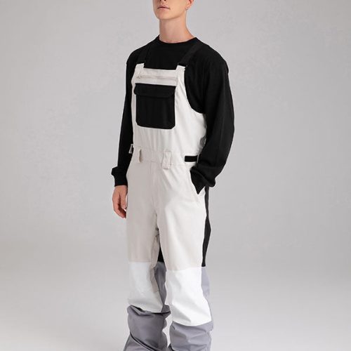 Men's Searipe Mountain Discover Colorblock Snow Pants Bibs