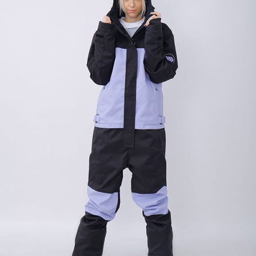 Women's Snowverb Alpine Ranger Colorblock One Piece Snowsuit