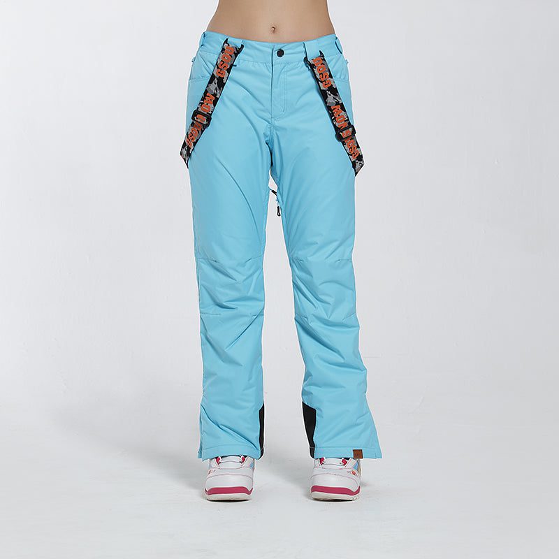 Women s Highland Bib Ski Pants Cyan