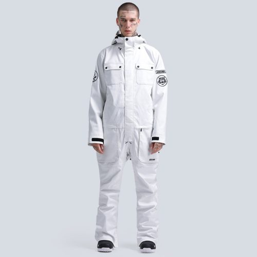 Men's Gsou Snow Mountains Tiger Snowboard Suits Winter Snowsuits