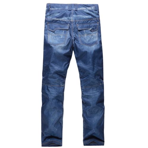 mens winter warm waterproof hip snowboard denim pants jeans 173796