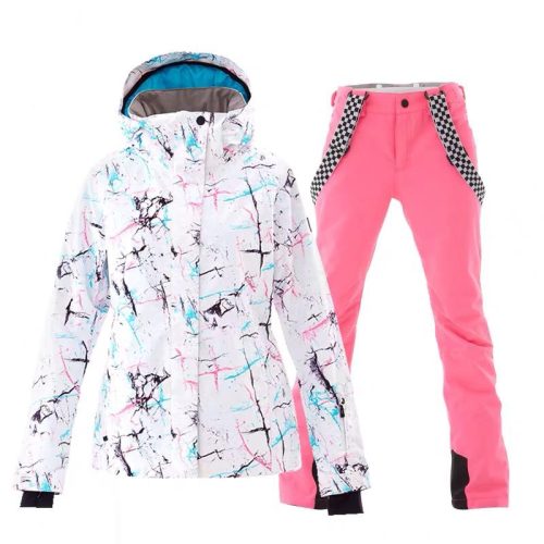 Women's SMN 5k Colorful Metropolis Ski Suits - snowverb